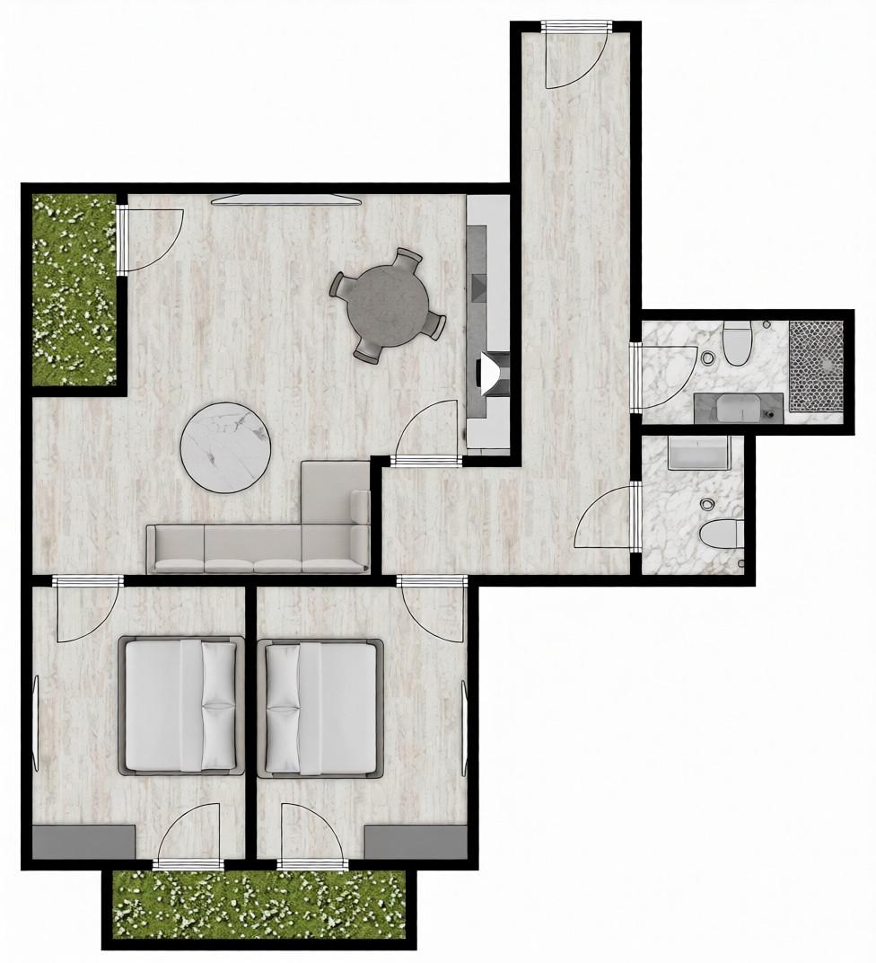 Тристаен апартамент НОВА СГРАДА - Кючук Париж 2