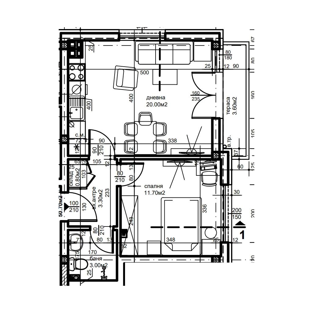 БЕЗ КОМИСИОНА! Двустаен апартамент - кв. Прослав 2