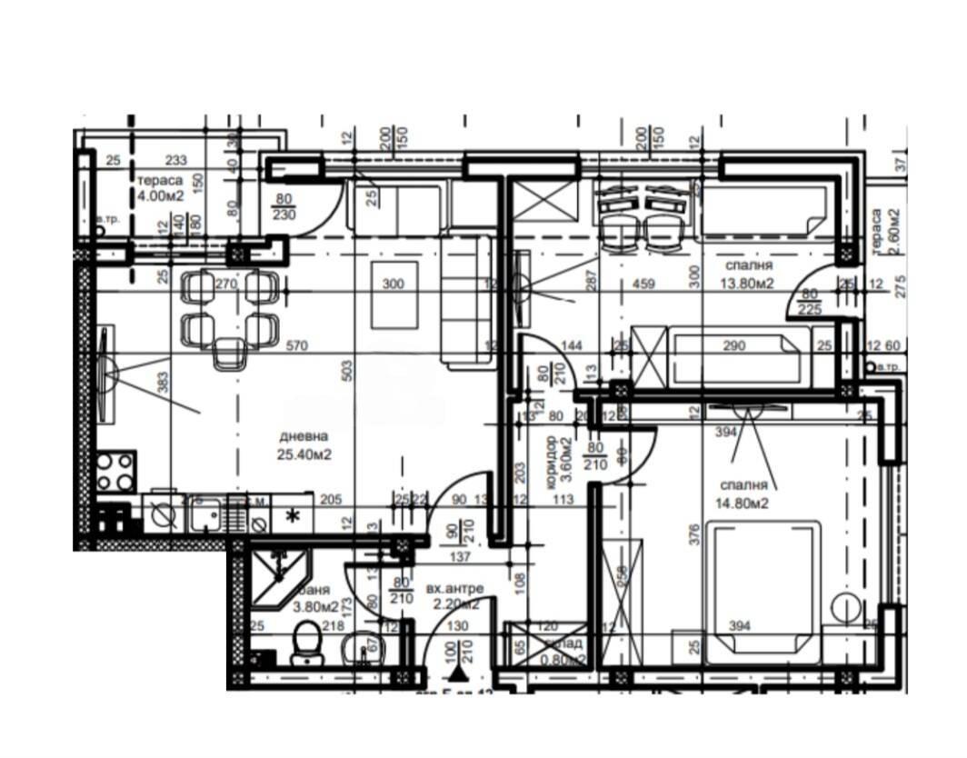 Без комисиона! Тристаен апартамент - кв. Беломорски с АКТ 14