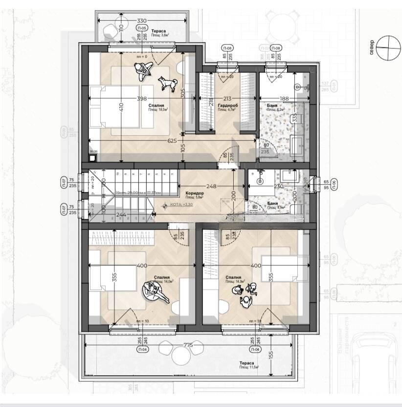 Самостоятелни къщи кв. Южен / С паркомясто и гараж 3