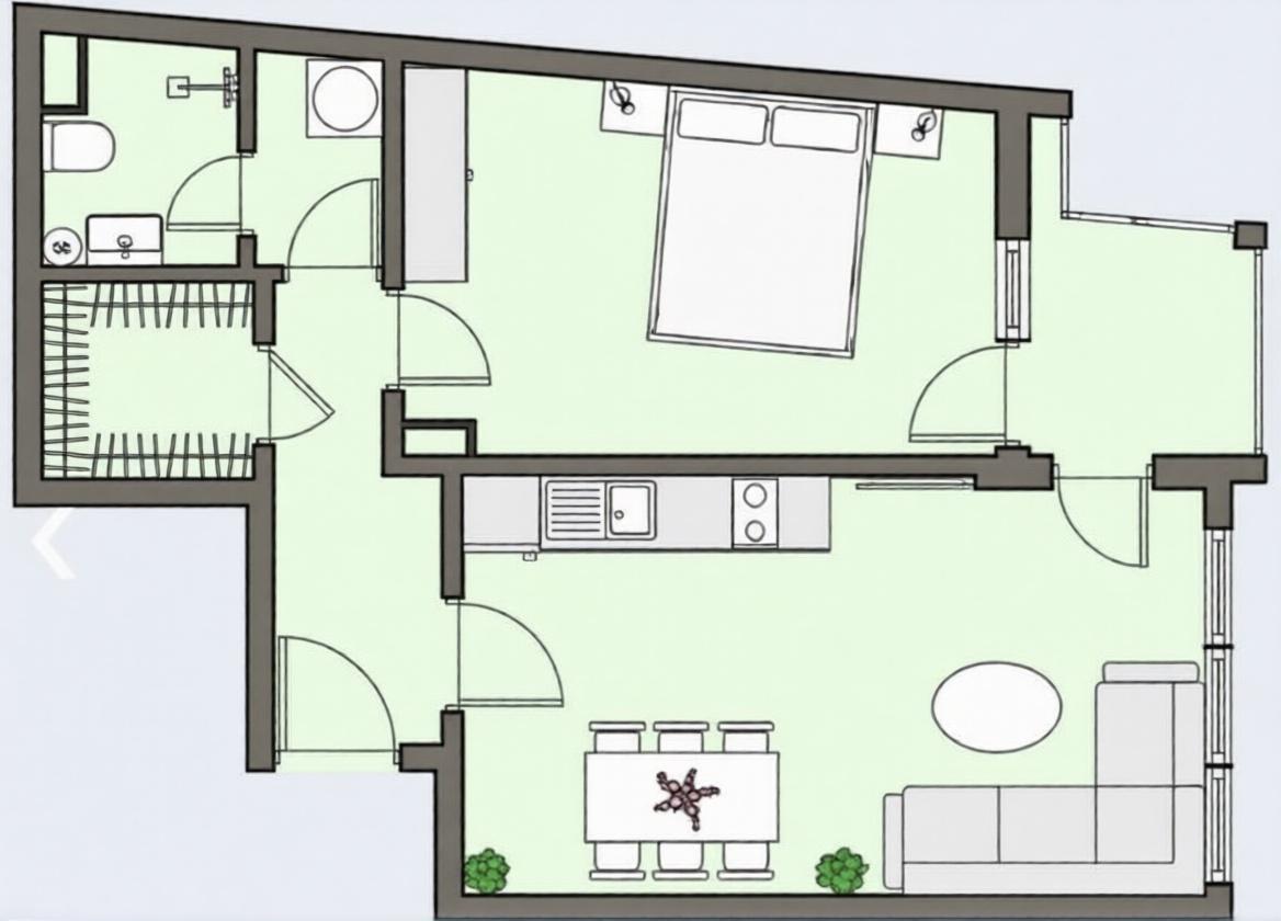 Двустаен НОВ апартамент с АКТ 14 - ”Център” 2