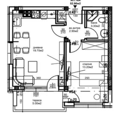 АКТ 15! Двустаен апартамент с ПАРКОМЯСТО - кв. Остромила