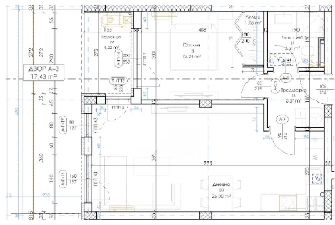 Двустаен апартамент с веранда кв. Беломорски 2