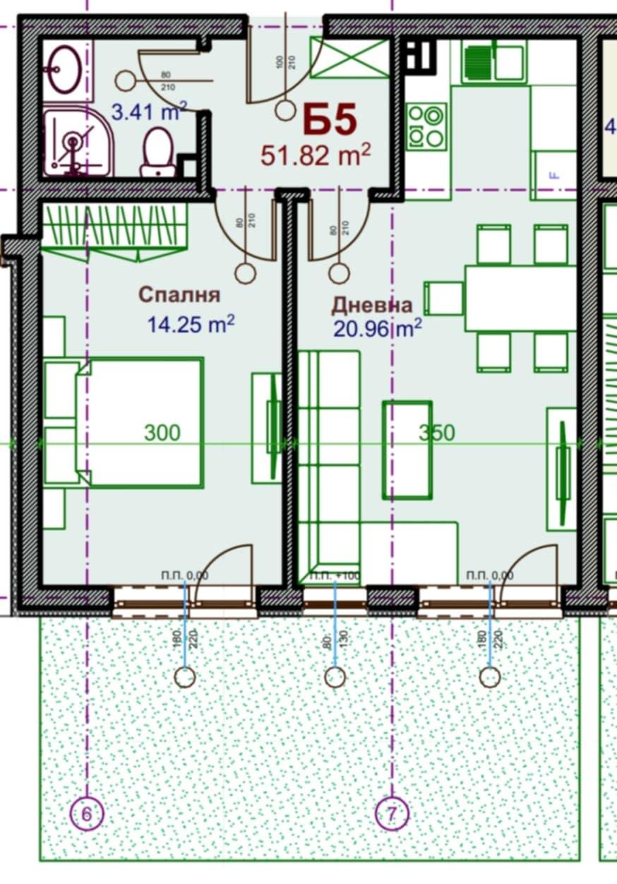  Ексклузивно предложение! Двустаен апартамент с веранда 2