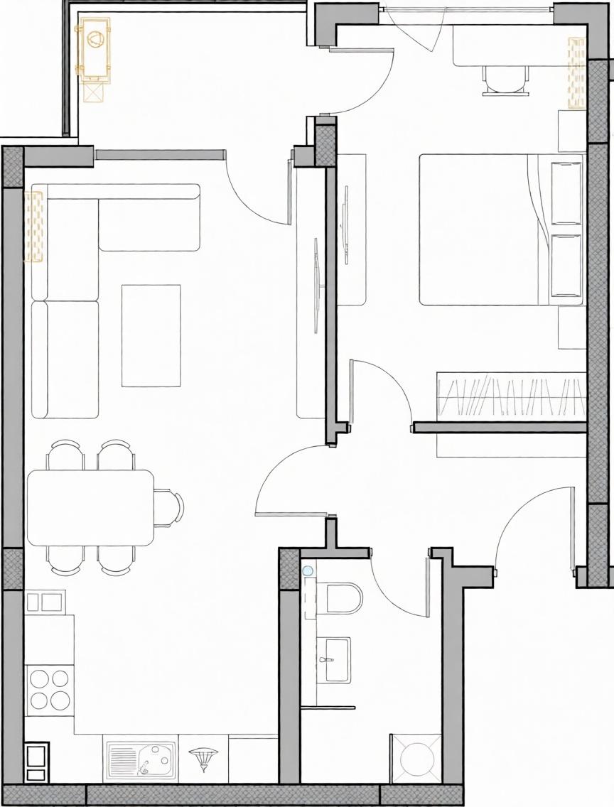 Двустаен апартамент с АКТ 14 - Южен 2