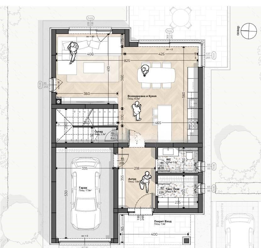 Самостоятелни къщи кв. Южен / С паркомясто и гараж 2