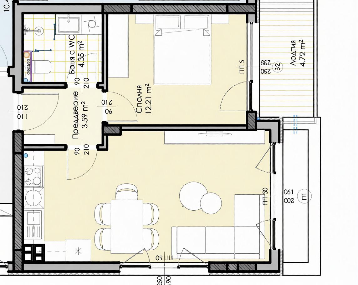 Двустаен апартамент НОВА СГРАДА - Гагарин