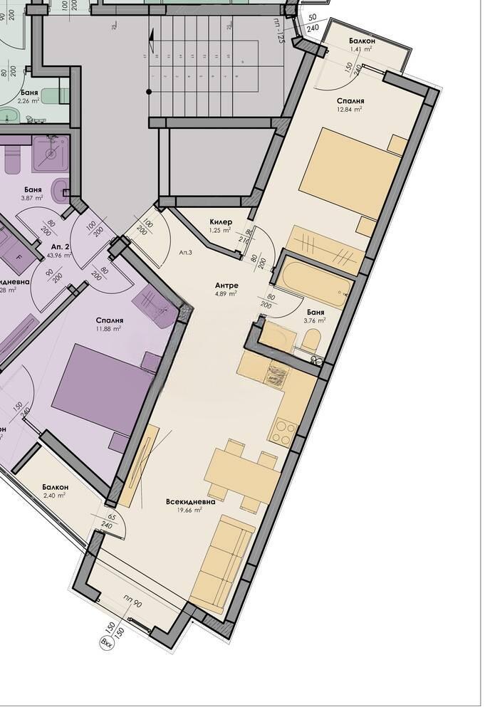 ПРЕД АКТ 14! Двустаен кв. Кършияка 2