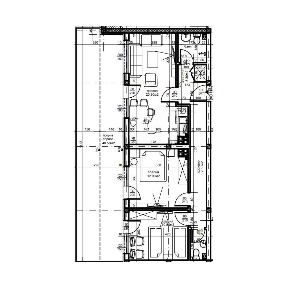БЕЗ КОМИСИОНА! С АКТ 14! Тристаен апартамент - Южен