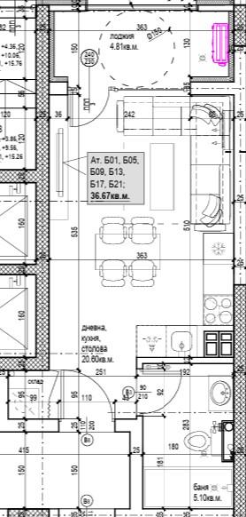 Едностаен апартамент новостроящ комплекс - кв. Кючук Париж 2