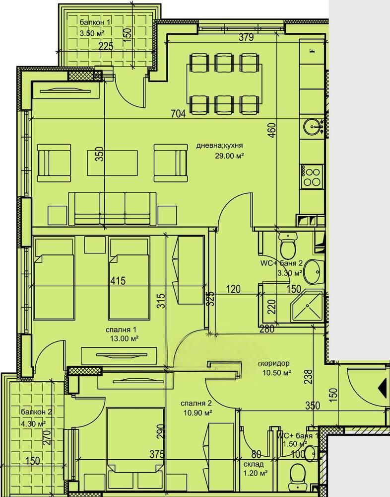 ПРЕД АКТ 16! Тристаен апартамент НОВА СГРАДА кв. Кършияка