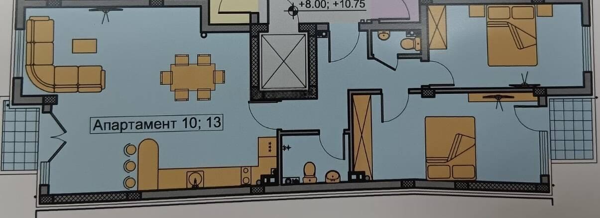 С АКТ 14! Тристаен апартамент НОВА СГРАДА - Смирненски 2