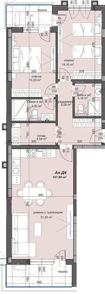 20% сега - 80% АКТ 16! Тристаен апартамент - кв. Тракия 2
