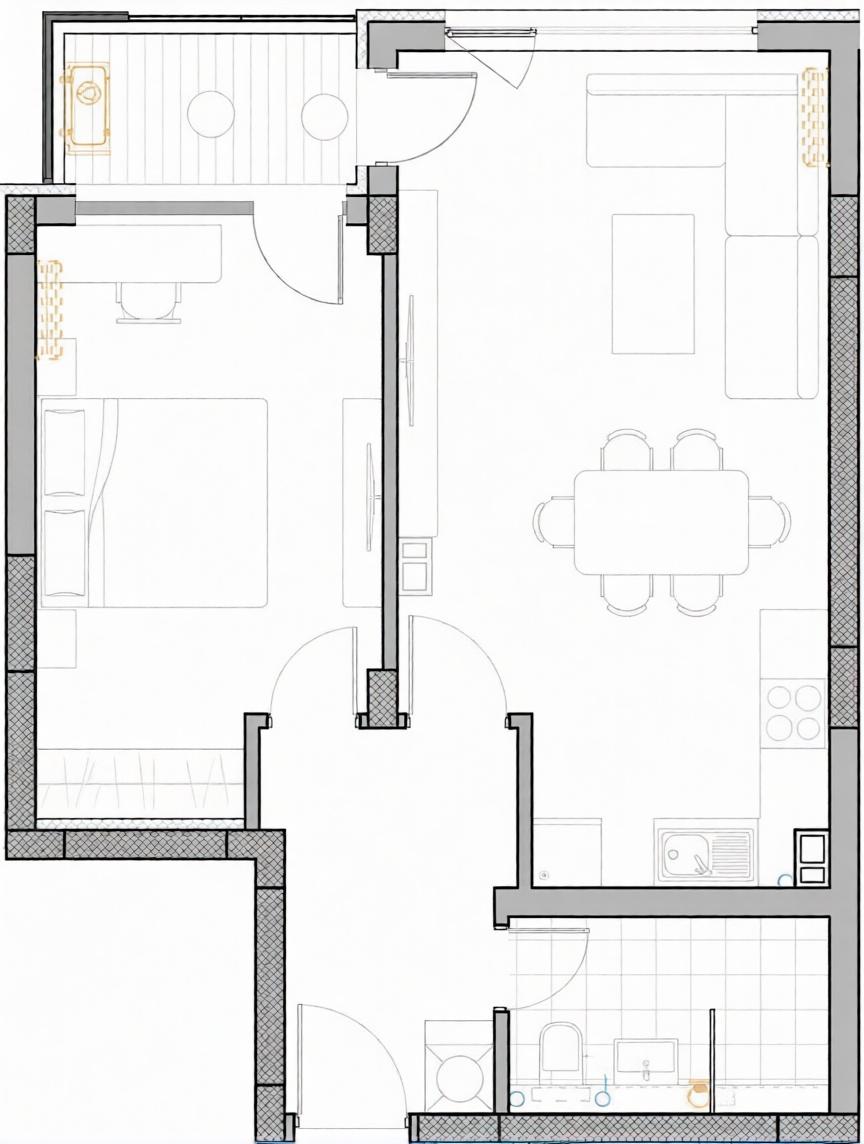 Двустаен апартамент с АКТ 14 - Южен
