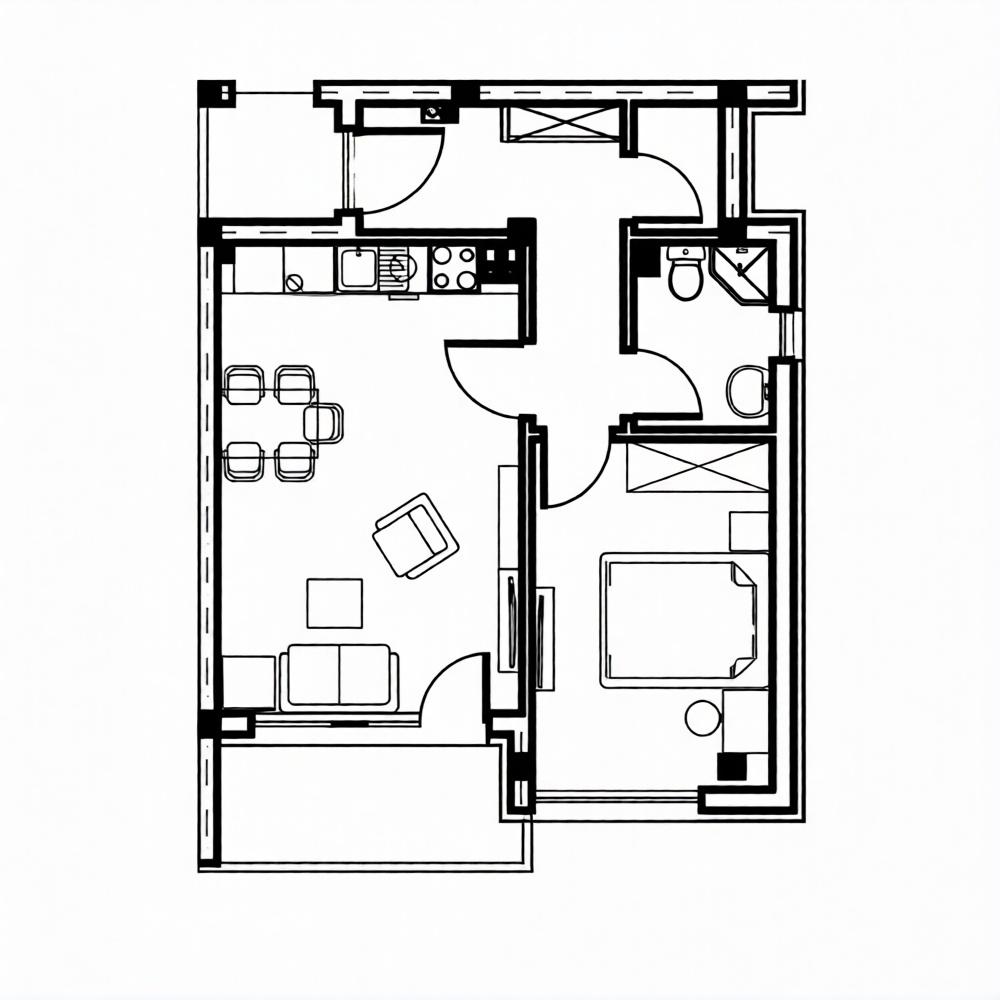 Без комисиона! Двустаен апартамент - кв. Беломорски с АКТ 14 2