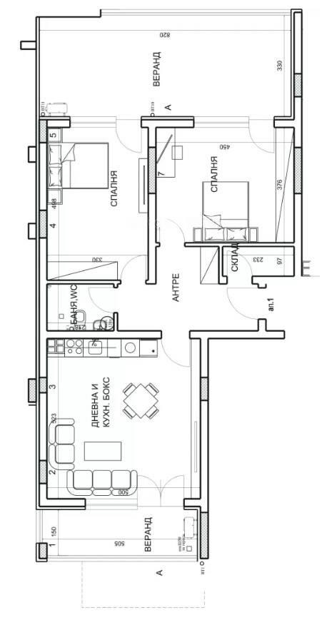 ПРЕД АКТ 14! Тристаен апартамент кв. Младежки хълм 2