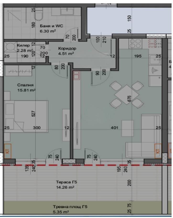 Двустаен апартамент в нов жилищен комплес с АКТ 16 