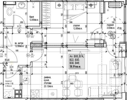 Двустаен апартамент новостроящ комплекс - кв. Кючук Париж 2